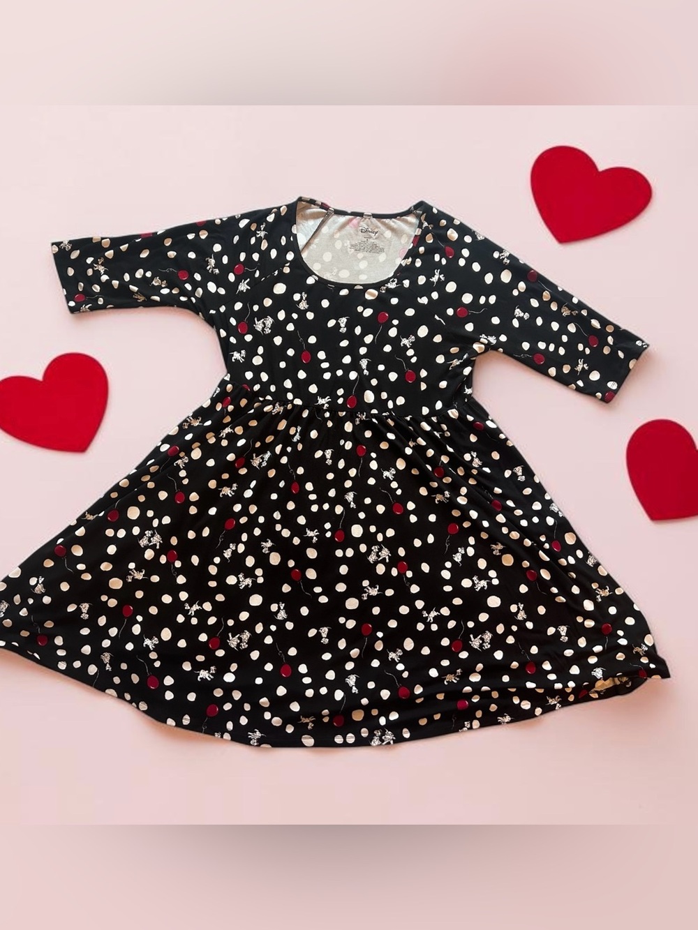 Disney 101 Dalmatians Polka Dot Skater Dress | Size 1 Torrid